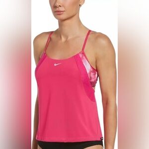 Nike Swim Pink Top. Brand New. Plus Size 2X